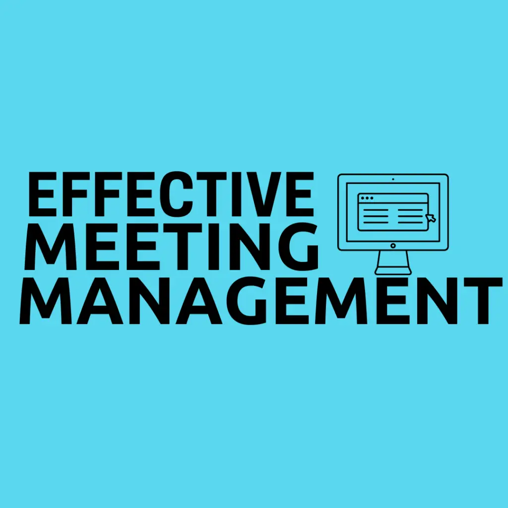 Effective Meeting Management Product Image