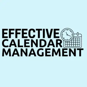 Effective Calendar Management Product Image