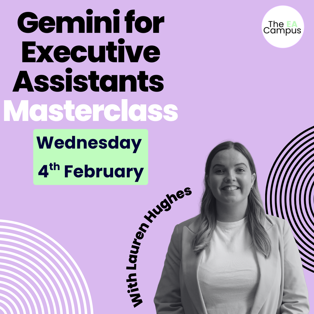 Gemini for Executive Assistants Masterclass