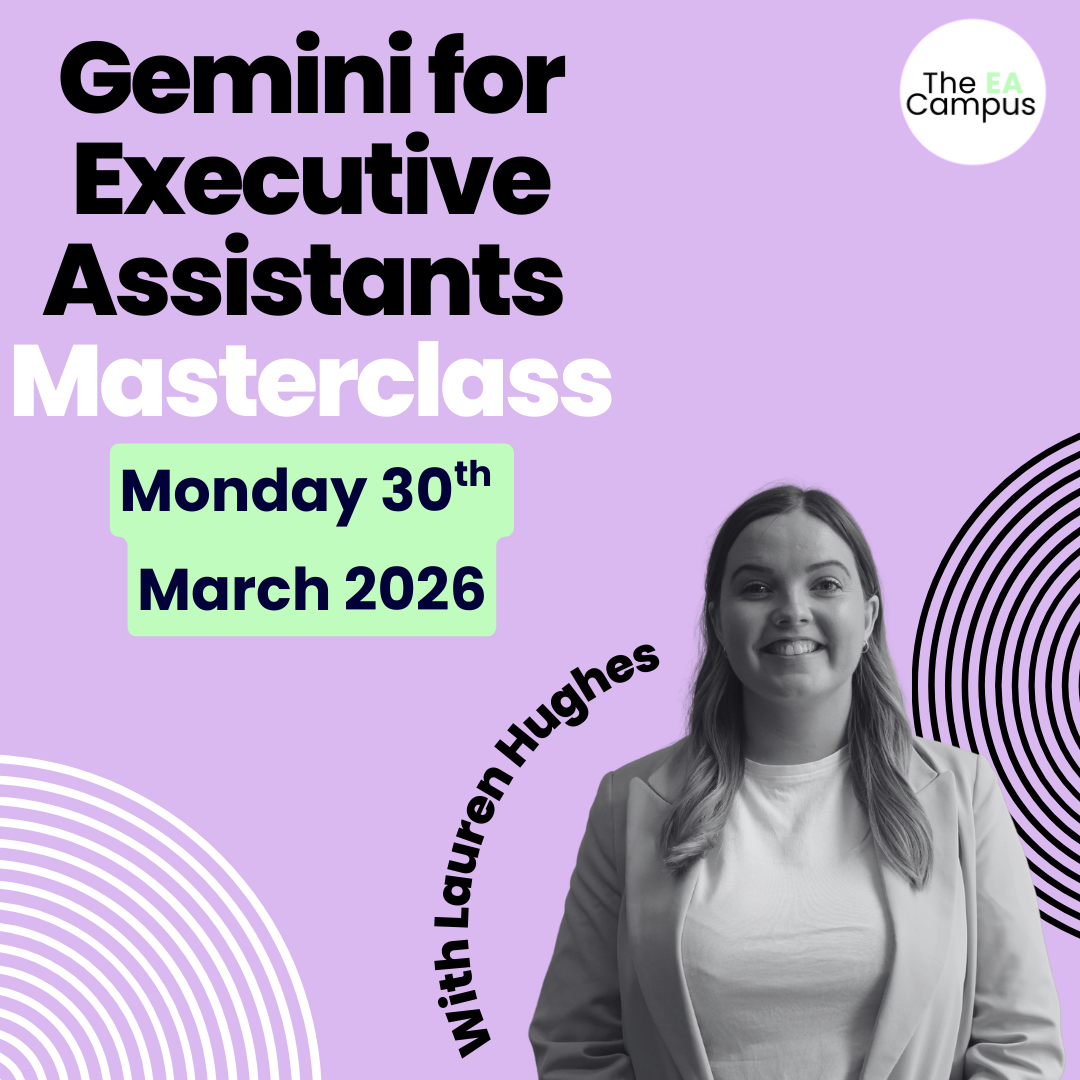 Gemini for Executive Assistants Masterclass