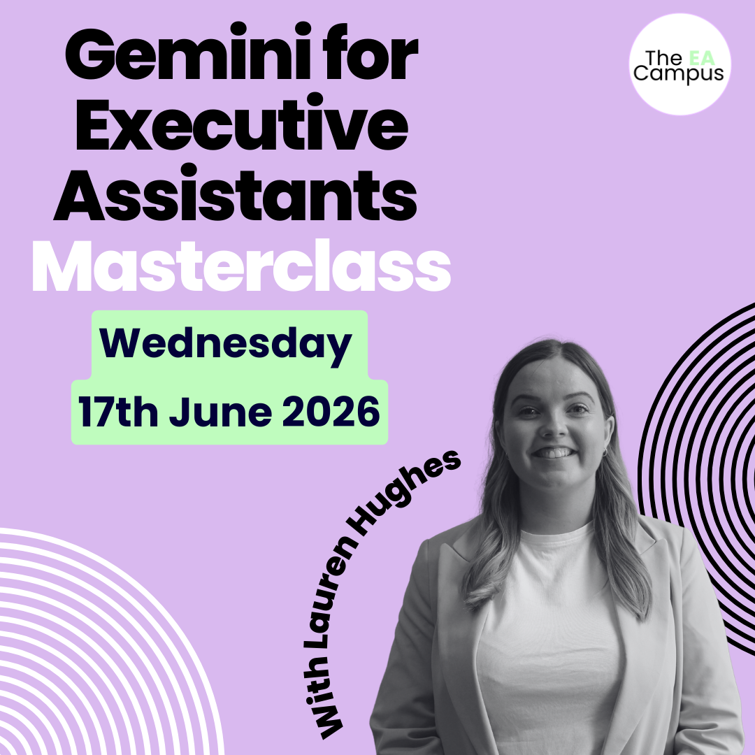 Gemini Executive Assistants Masterclass June 2026
