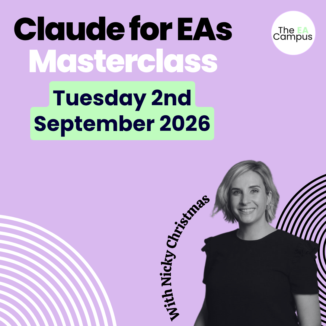 Claude for EAs Masterclass September 2026