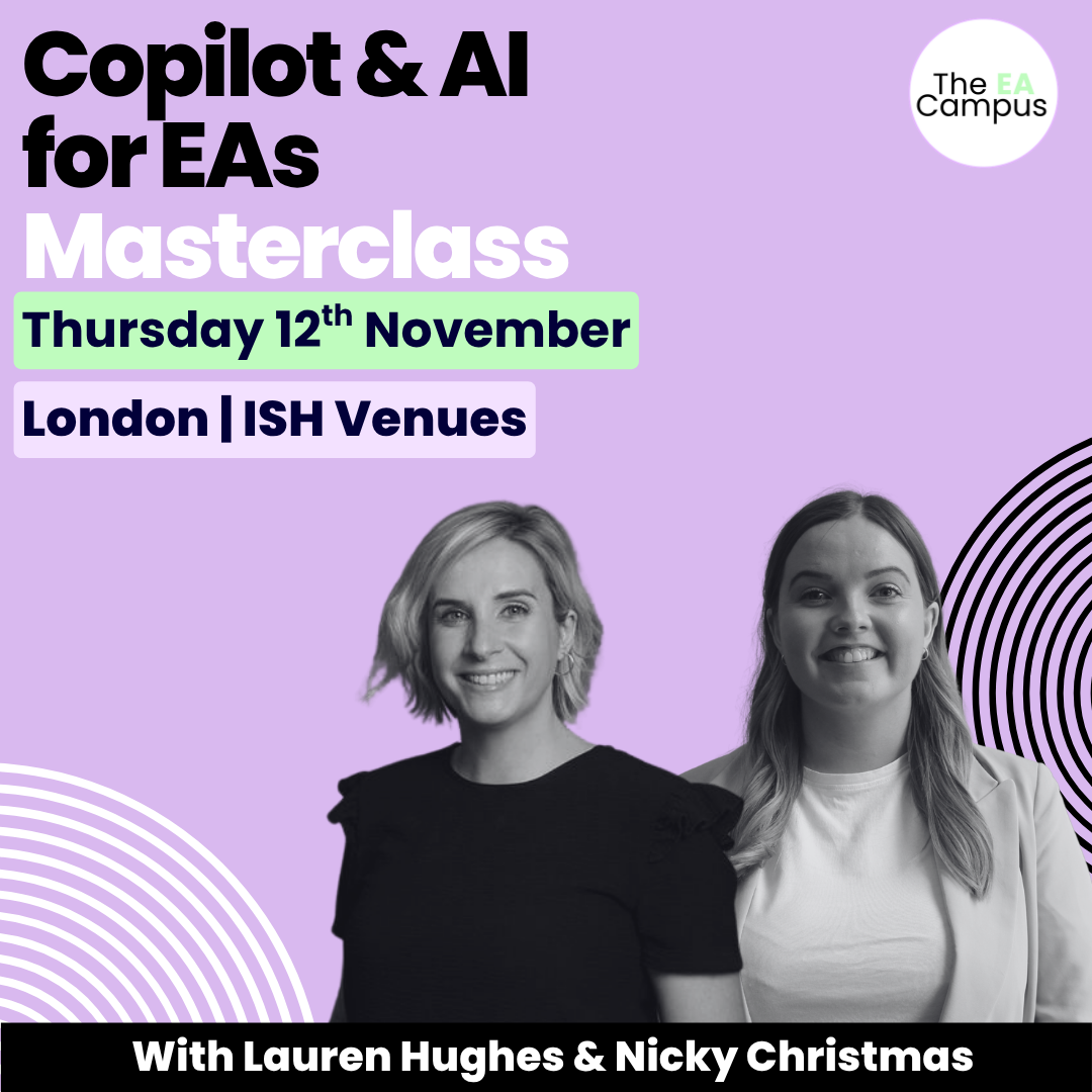 CoPilot & AI for EAs In-Person Masterclass